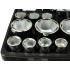 GEKO padrunvõtmete komplekt, 26 osa, 6-kandilised, 3/4