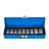 TORX-padrunite komplekt metallkarbis, 9 osa, GEKO, E10–E24, 1/2