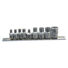Torx-padrikute komplekt GEKO, 9 osa, E5–E16, 1/4 ja 3/8