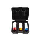 Löökpadrunite komplekt valuvelgedele, 3 tk, 17 mm, 19 mm, 21 mm (10/20)