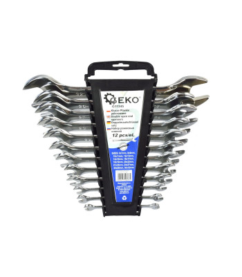 Poleeritud lehtvõtmete komplekt, 12-osaline (8)-(2/10), 6–32 mm