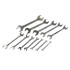 Poleeritud lehtvõtmete komplekt, 12-osaline (8)-(2/10), 6–32 mm