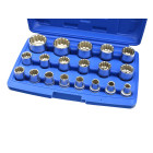 19-osaline 12-kandiliste padrunite komplekt (kohver) (10) 8–32 mm