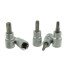 TORX-padrunvõtmete komplekt, 5-osaline, CRV, T25–T50, 3/8