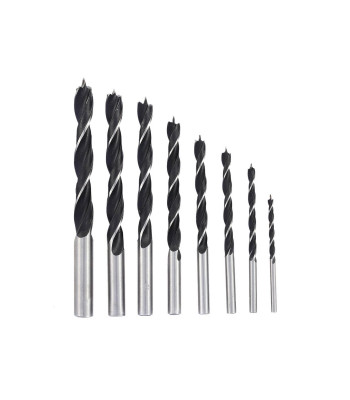 8-osaline puidupuuride komplekt (100), 3–10 mm
