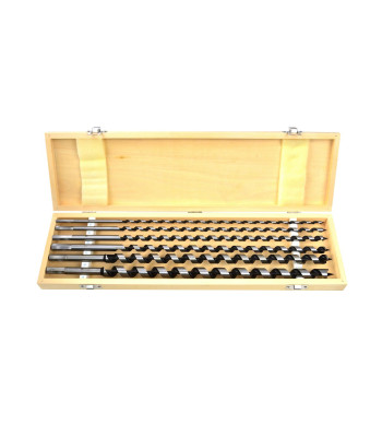 Puidupuuride komplekt, 6 tk, puidust kohver, 6–18/460 mm (10)