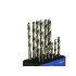 HSS-metallipuuride komplekt GEKO, hõbedane, 13 tk, 2-8mm/13szt(40)