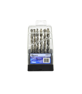 Metallipuuride komplekt GEKO, 19 tk, 1–10 mm