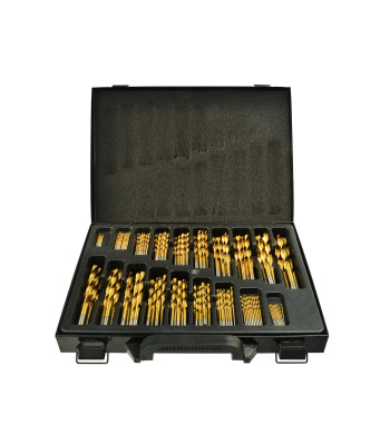 HSS TiN metallipuuride komplekt metallile, box(5), 170-osaline