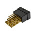Metallipuuride komplekt HSS TiN, plastkarp, 19 tk, 1-10mm (5/50)