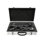 Müüritise kroonpuuride komplekt, 9-osaline – 30mm, 40mm, 65mm, 80mm, 100mm