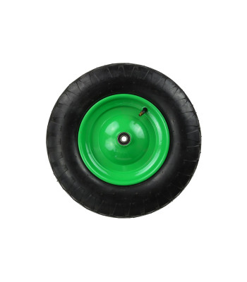 Käruratas rombmustriga, roheline velg (1 tk) – 4.00-8 4PR