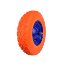 Käsikäru ja käru täiskummist ratas PU Orange (5) 4.00-8