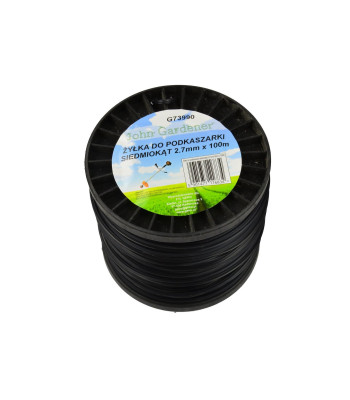 Seitsmekandiline trimmerijõhv 2,7mmx100m(24)