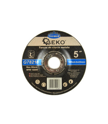 Metalli lihvimisketas Inox GEKO PREMIUM 125x6 (5/25/100)