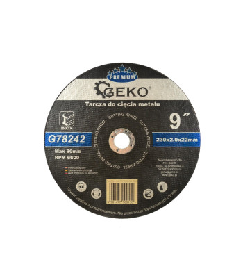 Metalli lõikeketas GEKO PREMIUM Inox (5/25/100) 230x2,0x22,23