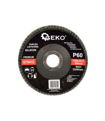 Lamellketas „SILIKON“ GEKO PREMIUM 125 mm P60 (10/200)