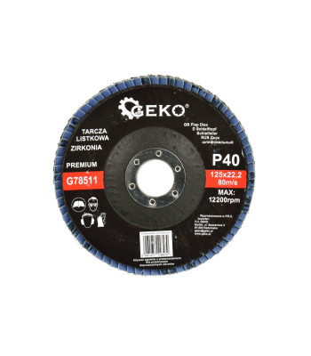 Lamellketas GEKO PREMIUM „ZIRKON“ 125mm P40 (10/200)