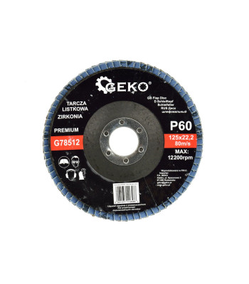 Lamellketas „CYRKON” GEKO PREMIUM 125mm P60 (10/200)