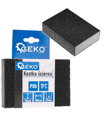 Must lihvimisklots P80 (10/500), 70x100x25mm