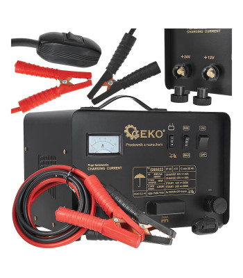 Käivitustoega akulaadija + pult 12/24V 200A