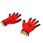 Nitriiliga kaetud kaitsekindad, punamustad – GEKO /RED Nitryl/, suurus 10 (12/300)