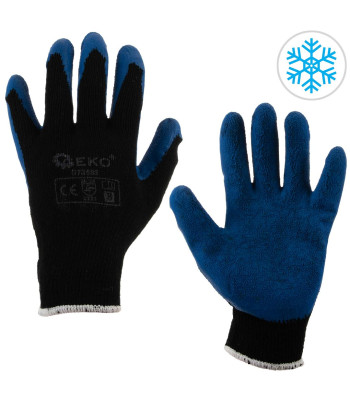 Soojendusega talvised töökindad BLUE, suurus 8 (12/240)