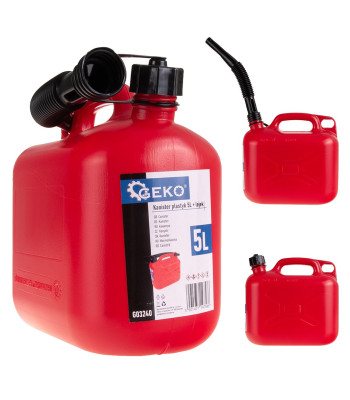 PL Plastkanister + lehter (3) 5L