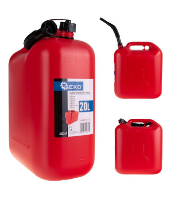 PL plastikkanister + lehter, 20L