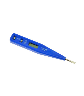 LCD-pingetester lame otsiku ja vööklambriga, 3x135mm 10-250V (20/500)