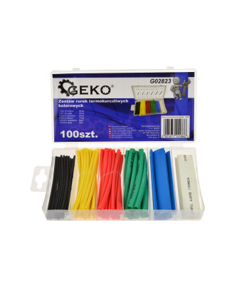 Värviliste termokahanevate torude komplekt, 100 tk (20/100)