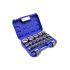 12-kantiliste padrunvõtmete komplekt, 21 osa, CRV 50BV30 (8), 8–36 mm