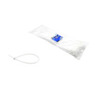 Valged UV-kindlad nailonist kaabliköidised, 100 tk (500), 80x2.5mm