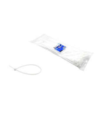 Valged nailonist kaablisidemed UV, 50 tk (25/40), 450x9.0mm