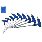 Torx-tüüpi kruvikeerajate komplekt, 9 tk, T10–T50