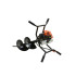 Bensiinimootoriga pinnapuur + puurid + adapter – 2 inimesele, 10 cm, 20 cm, 30 cm, 50 cm, 1/2