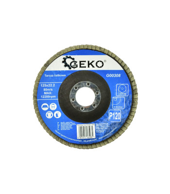 Lamell-lihvketas GEKO P120 (10/200) 125 mm