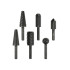 Metalli- ja puidufreeside komplekt, 6-osaline (60), 6mm