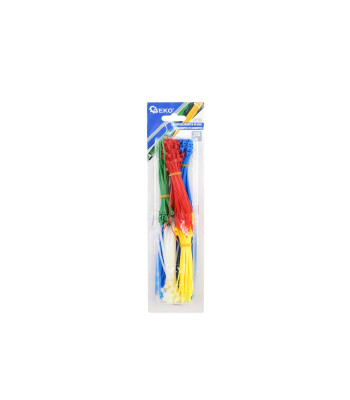 Värvilised nailonist kaablikinnitid, 250 tk