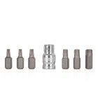 7-osaline TORX-otsikute komplekt T25-T55 (10/100)