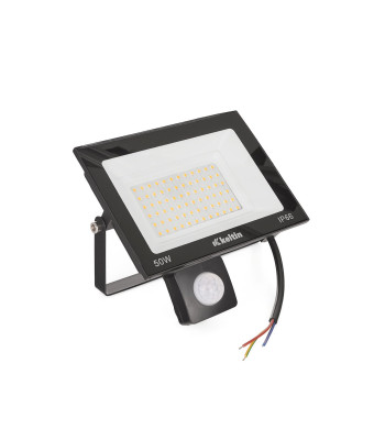 Liikumisanduriga LED-prožektor, külm valge 6500K, 50W