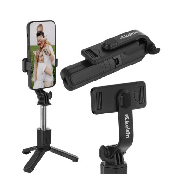 Selfipulk ja fotostatiiv kaugjuhtimispuldiga