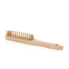 Rooste eemaldamise traathari, kollane, puidust, PL, 5 rida