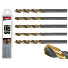 Kuld-must metallipuur HSS (5/50/500) 6.80mm