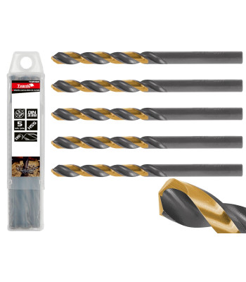 Kuld-must metallipuur HSS (5/50/500) 6.80mm