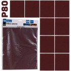 Lihvriide leht, P80, 10 tk, 230 x 280 mm (10/500)