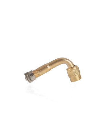 Õhupumba pikendusotsik – messingist, 90° nurga all, 8mm (25/250)