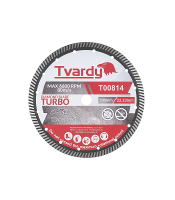 Teemantlõikeketas Turbo PROFI Tvardy 230x10x22.23mm