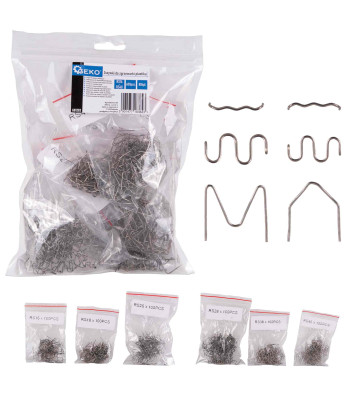 Plastiku keevitusklambrid, 600 tk, RS16-RS46