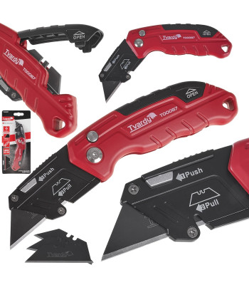 Kokkupandav nuga trapetsikujulise teraga, TVARDY FASTFOLD (10/60) SK2H 60x19x0.6mm